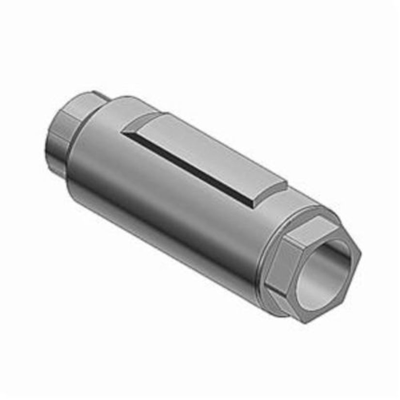 T&B® XJG34-TB Conduit Expansion Coupling With Internal Bonding Jumper, 1 in, For Use With Rigid Conduit, Malleable Iron, Zinc Plated